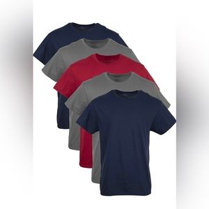 Gildan Mens Assorted Crew T-Shirt Multipack